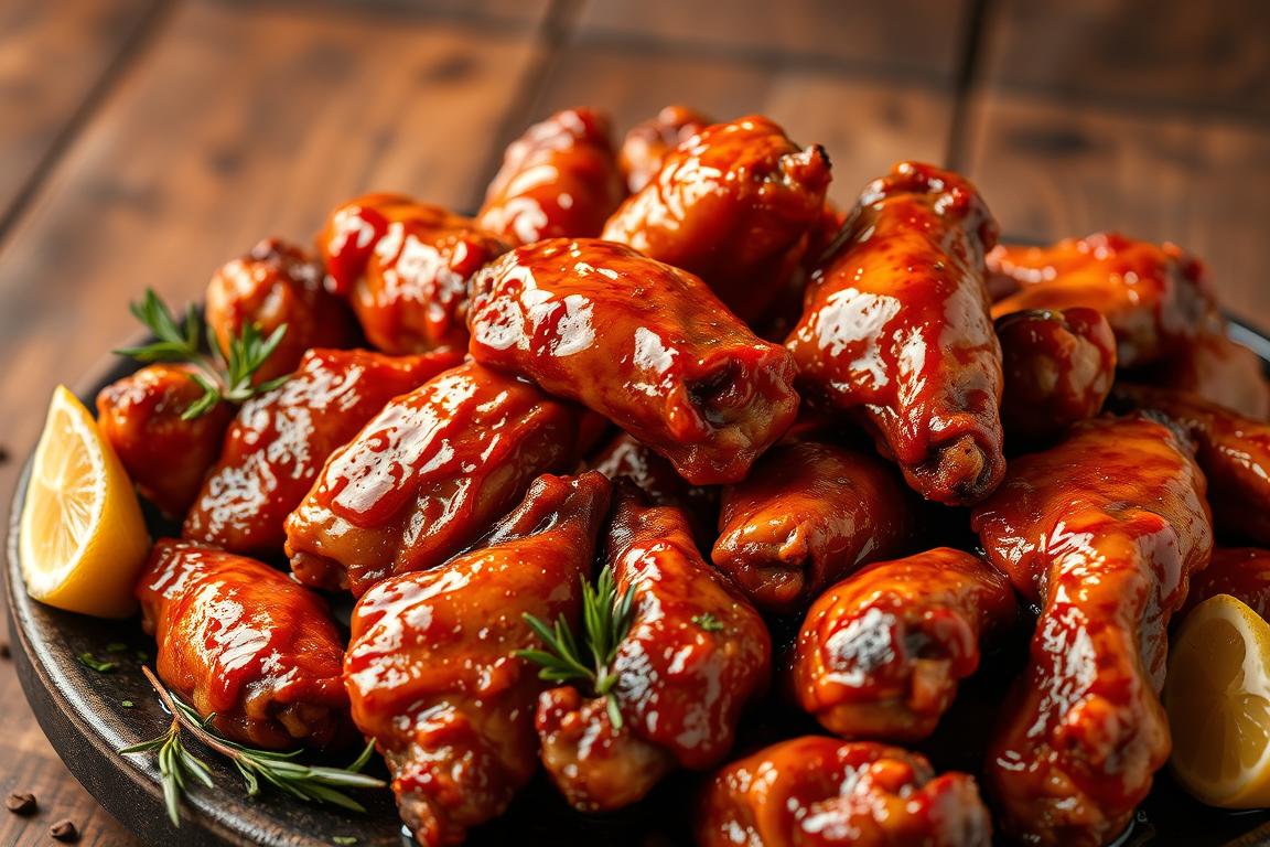 BBQ chicken wings