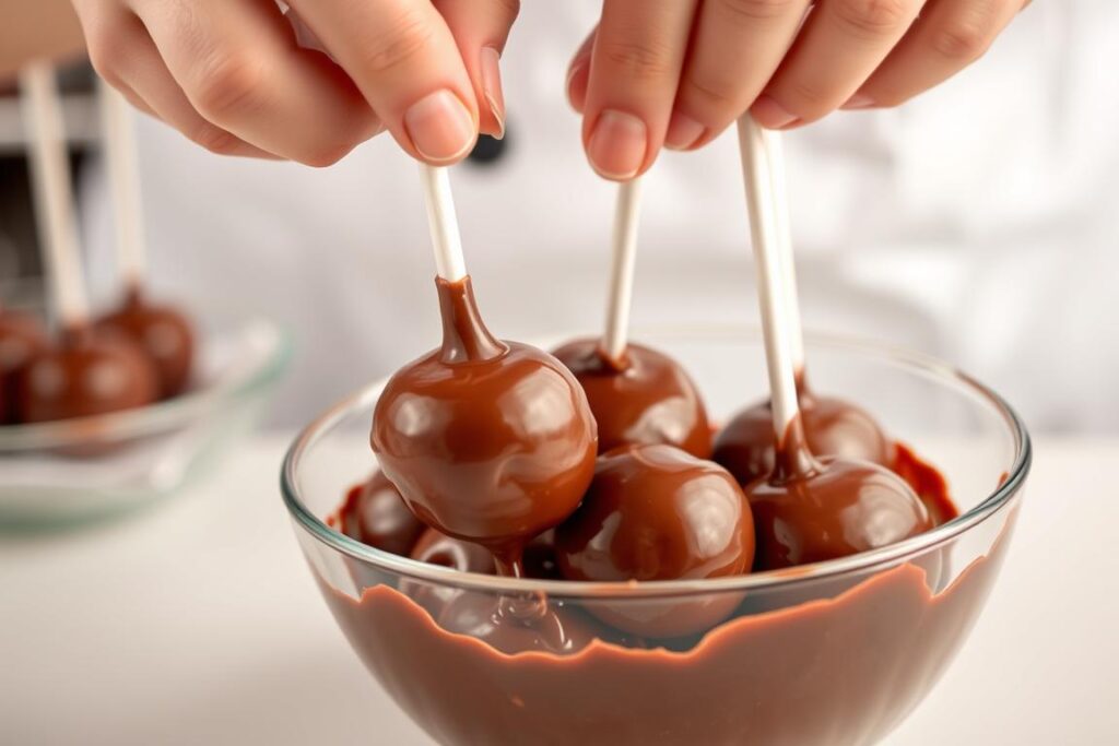 Cake Pop Dipping Techniques