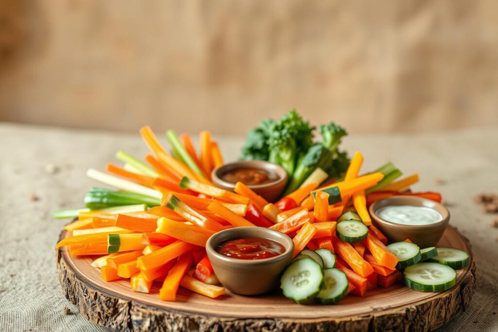 creative vegetable platter