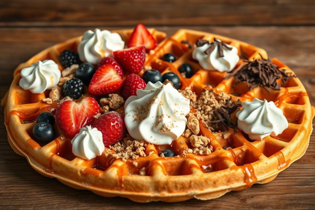 creative waffle toppings