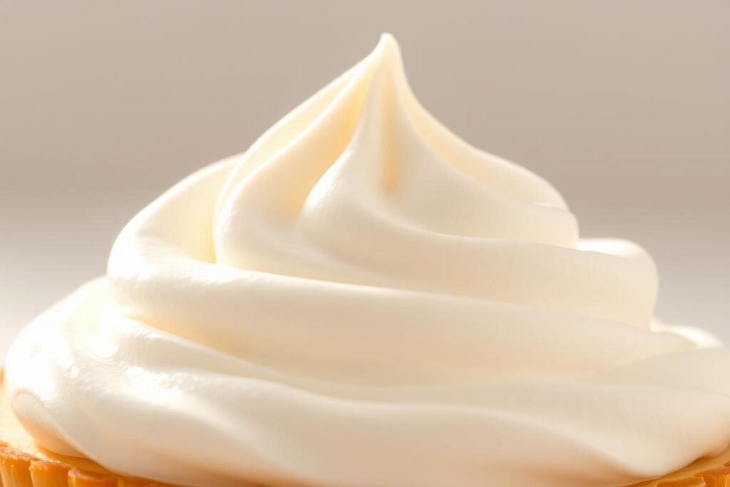 fluffy meringue topping