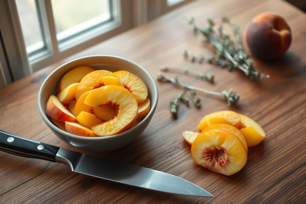 peach filling preparation