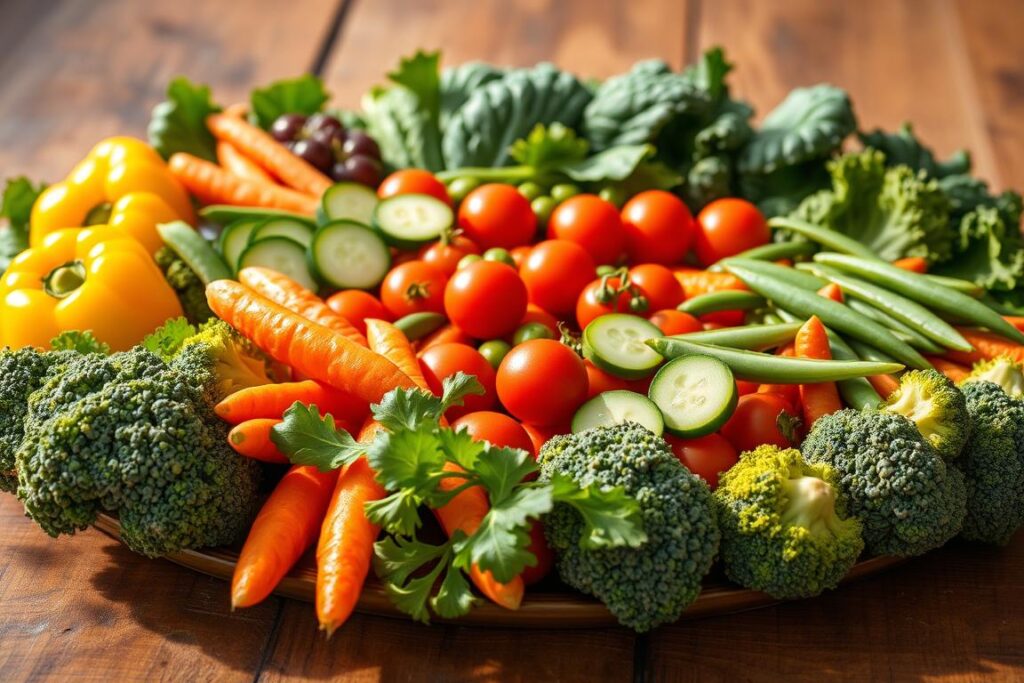 seasonal vegetable platter