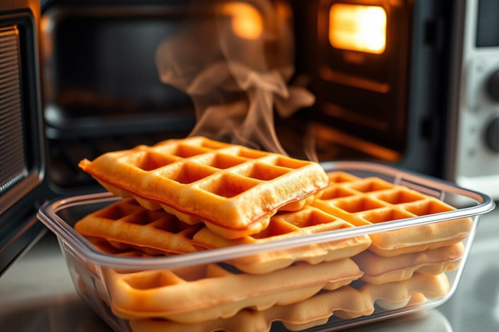 storing and reheating waffles