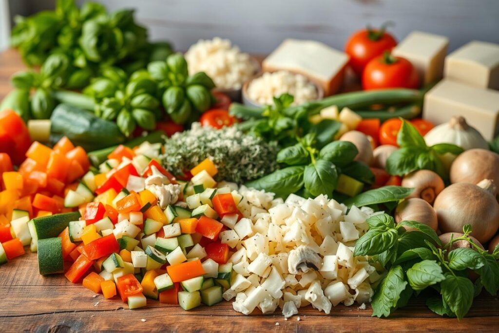 vegetable lasagna ingredients